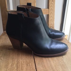 Madewell Billie boot in black leather